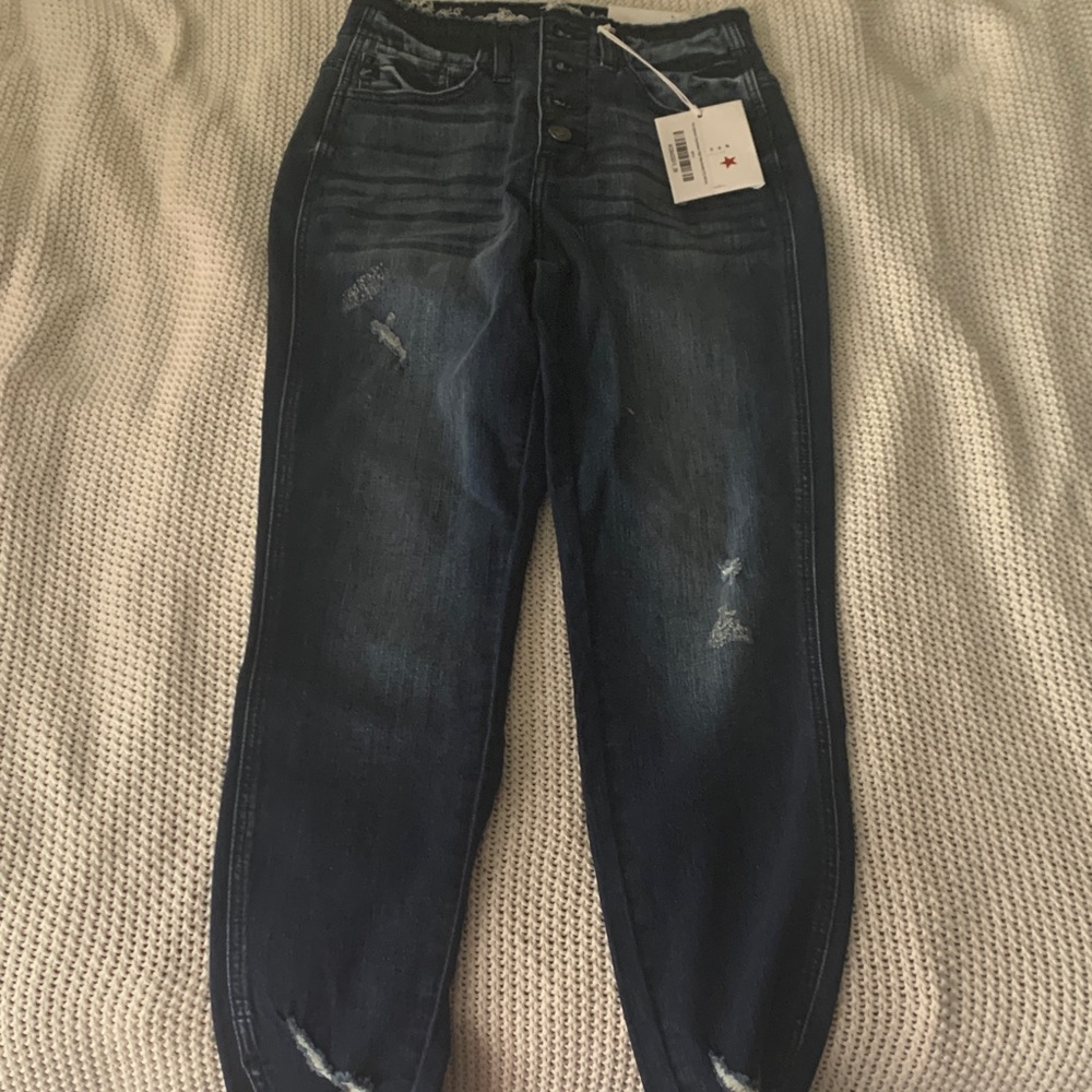KanCan Midnight Blue Boyfriend Jeans